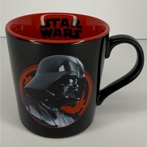Star Wars Darth Vader The Dark Side Black Mug Red Interior Coffee Cup 12 oz 2014